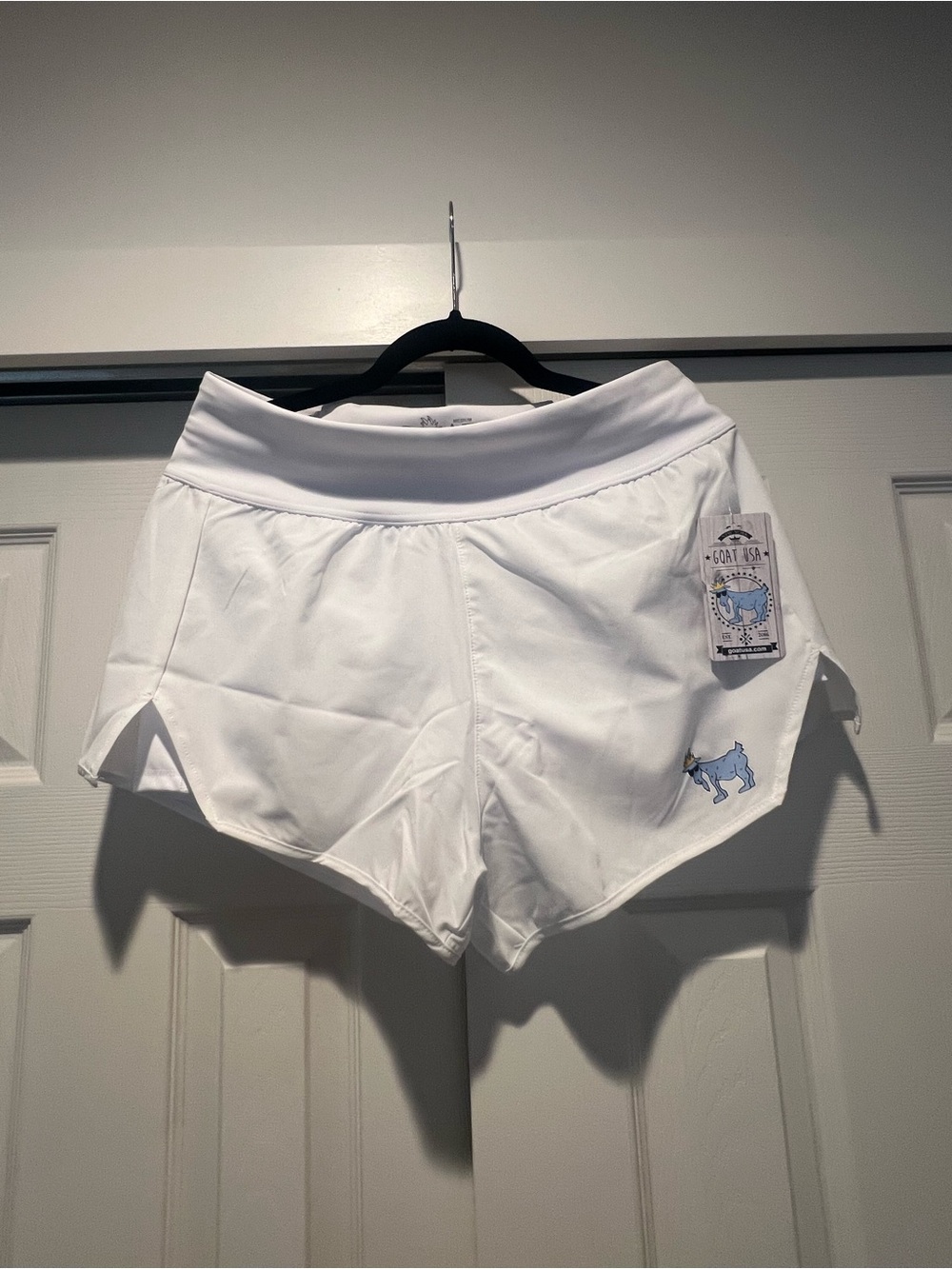 Goat USA Women’s White Athletic Shorts